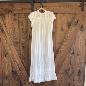 White Lace Heirloom Maxi Dress